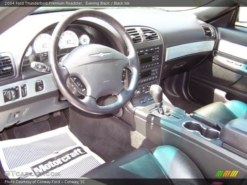 Evening Black / Black Ink 2004 Ford Thunderbird Premium Roadster