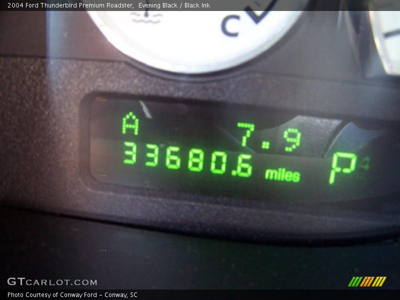 Evening Black / Black Ink 2004 Ford Thunderbird Premium Roadster