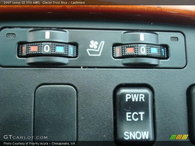 Glacier Frost Mica / Cashmere 2007 Lexus GS 350 AWD