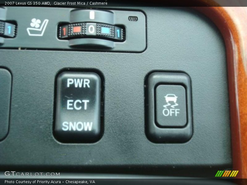 Glacier Frost Mica / Cashmere 2007 Lexus GS 350 AWD