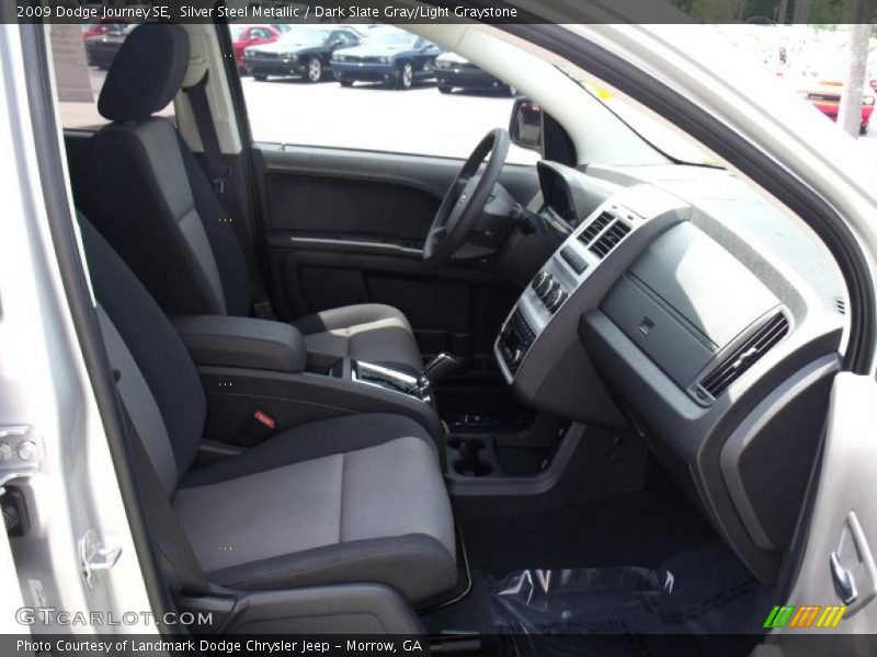 Silver Steel Metallic / Dark Slate Gray/Light Graystone 2009 Dodge Journey SE