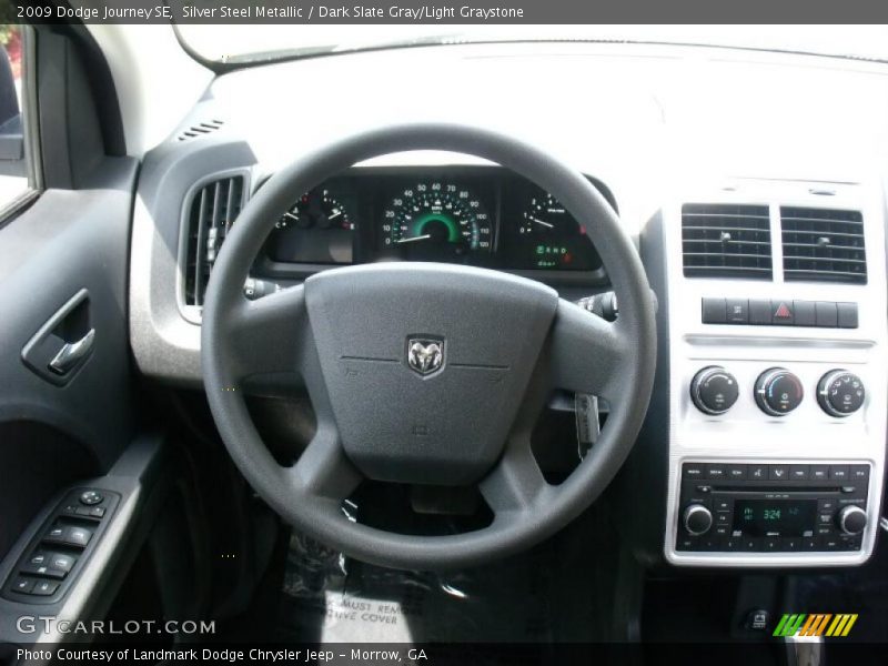 Silver Steel Metallic / Dark Slate Gray/Light Graystone 2009 Dodge Journey SE