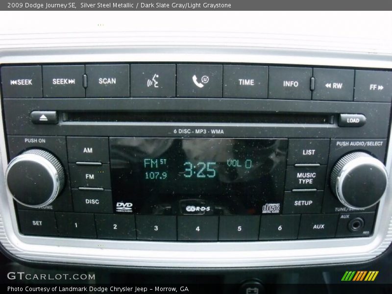 Silver Steel Metallic / Dark Slate Gray/Light Graystone 2009 Dodge Journey SE