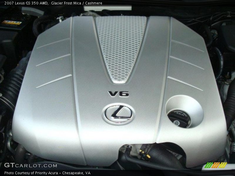 Glacier Frost Mica / Cashmere 2007 Lexus GS 350 AWD