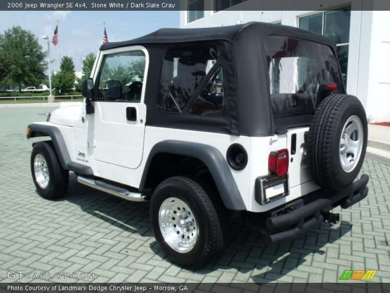 Stone White / Dark Slate Gray 2006 Jeep Wrangler SE 4x4
