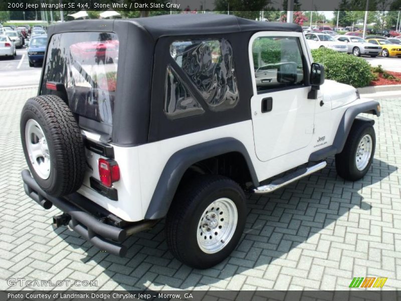 Stone White / Dark Slate Gray 2006 Jeep Wrangler SE 4x4