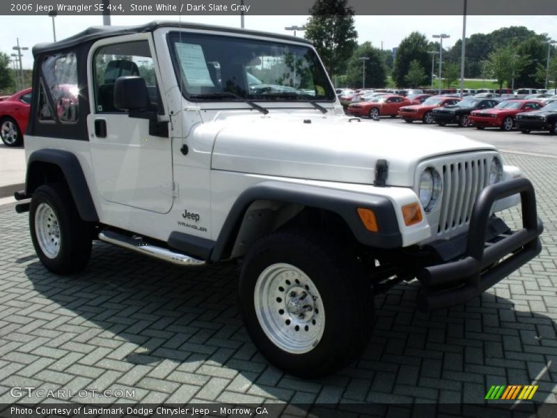Stone White / Dark Slate Gray 2006 Jeep Wrangler SE 4x4