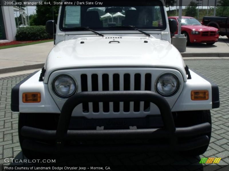 Stone White / Dark Slate Gray 2006 Jeep Wrangler SE 4x4