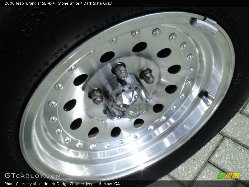 Stone White / Dark Slate Gray 2006 Jeep Wrangler SE 4x4