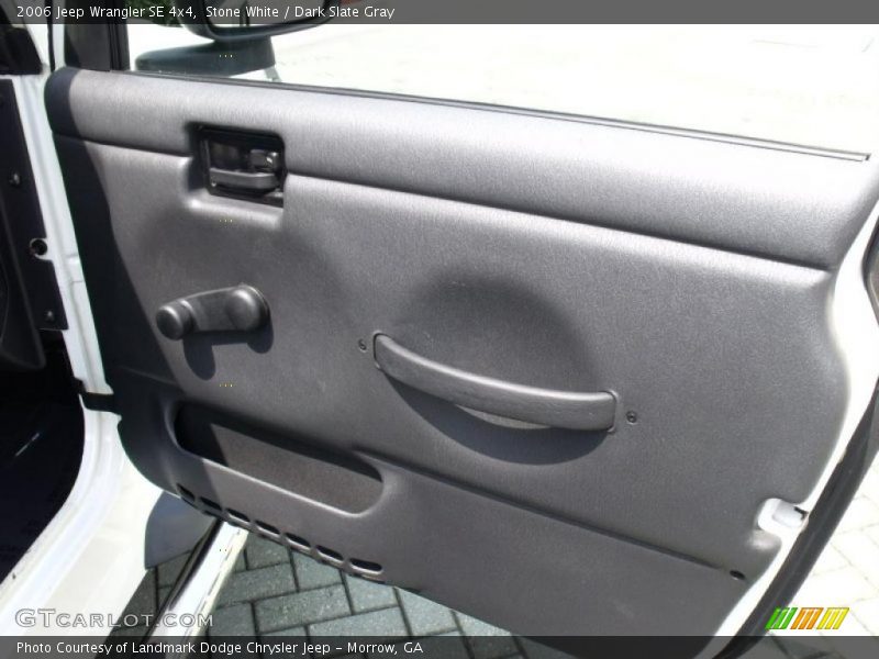 Stone White / Dark Slate Gray 2006 Jeep Wrangler SE 4x4