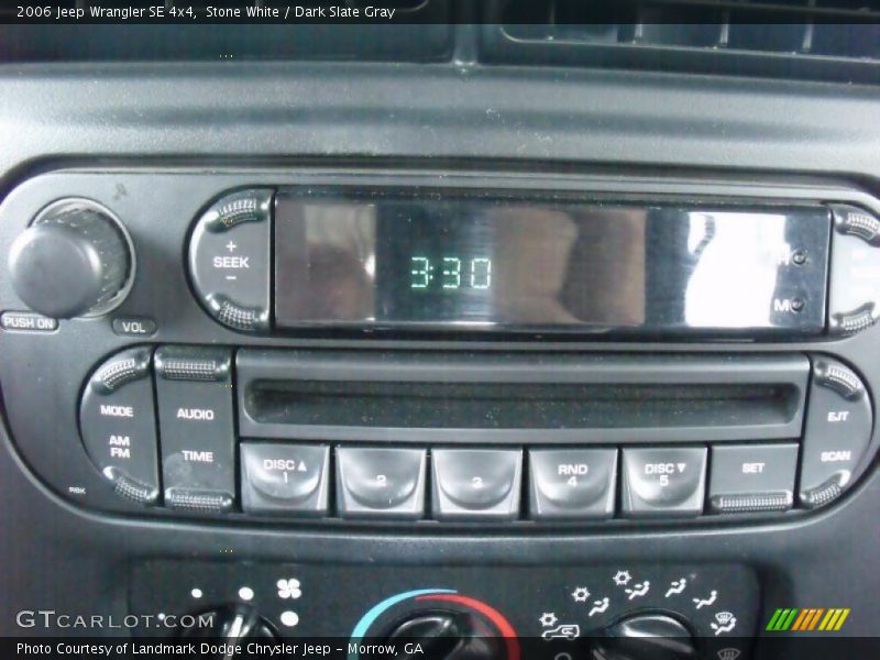 Stone White / Dark Slate Gray 2006 Jeep Wrangler SE 4x4