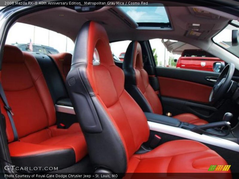 Metropolitan Gray Mica / Cosmo Red 2008 Mazda RX-8 40th Anniversary Edition
