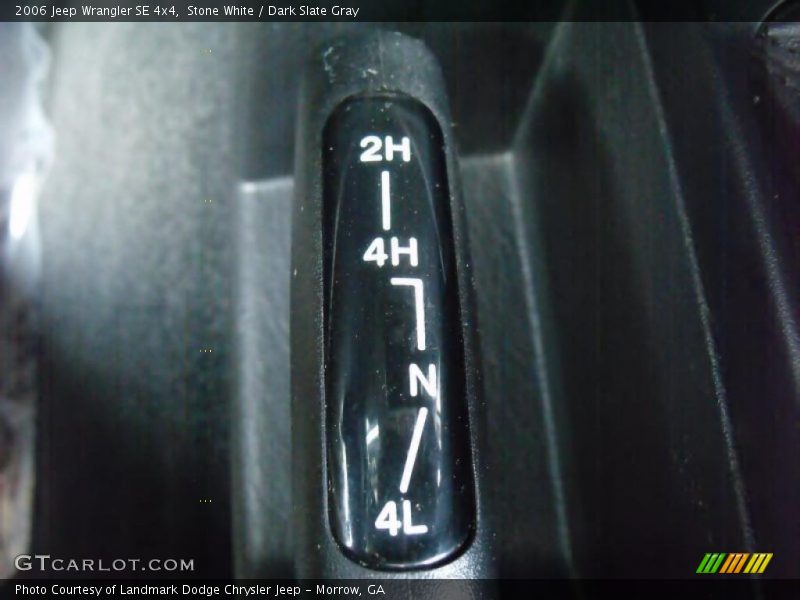 Stone White / Dark Slate Gray 2006 Jeep Wrangler SE 4x4