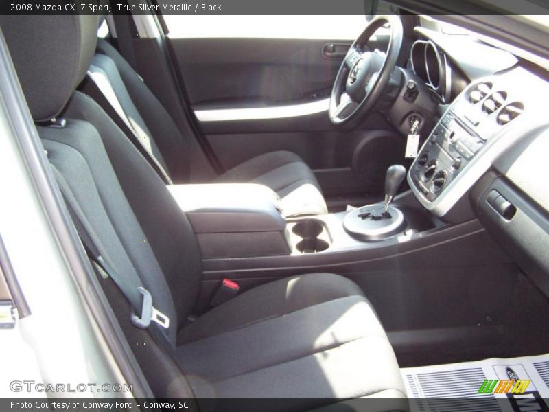 True Silver Metallic / Black 2008 Mazda CX-7 Sport