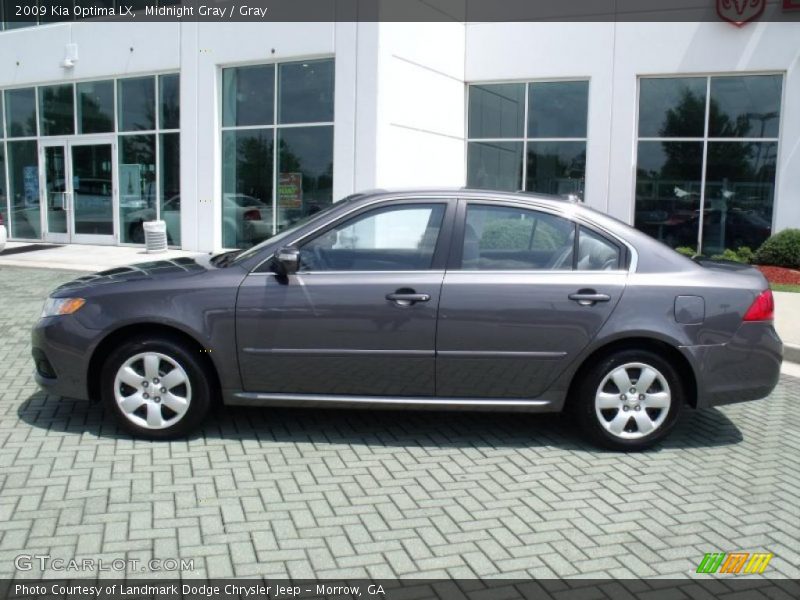 Midnight Gray / Gray 2009 Kia Optima LX