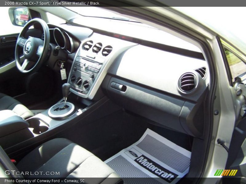 True Silver Metallic / Black 2008 Mazda CX-7 Sport
