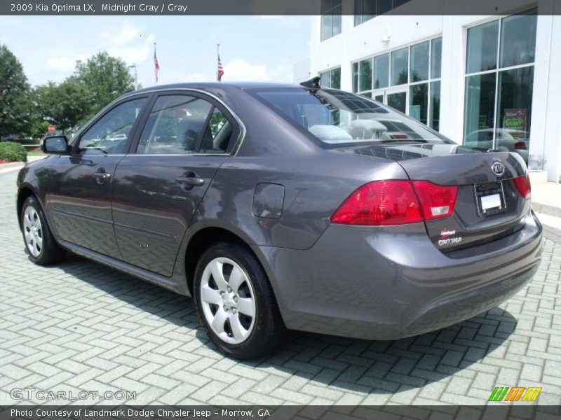 Midnight Gray / Gray 2009 Kia Optima LX