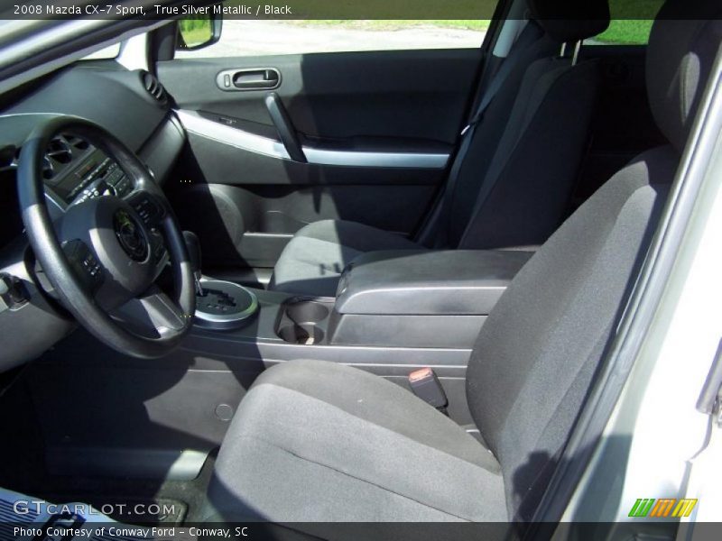 True Silver Metallic / Black 2008 Mazda CX-7 Sport