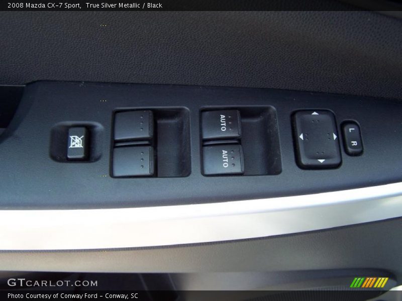 True Silver Metallic / Black 2008 Mazda CX-7 Sport