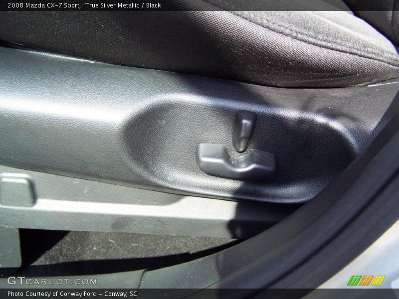 True Silver Metallic / Black 2008 Mazda CX-7 Sport