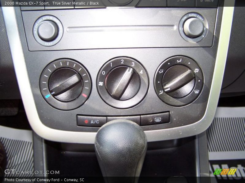 True Silver Metallic / Black 2008 Mazda CX-7 Sport