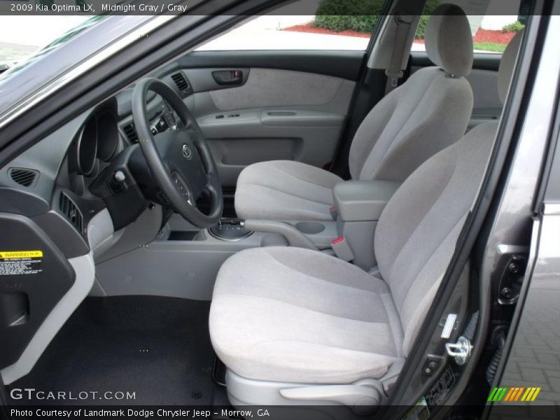 Midnight Gray / Gray 2009 Kia Optima LX