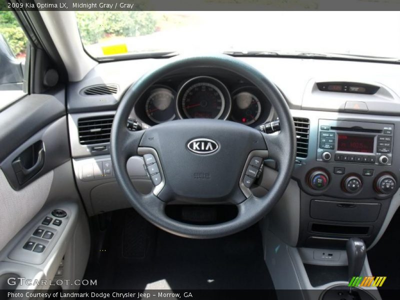 Midnight Gray / Gray 2009 Kia Optima LX