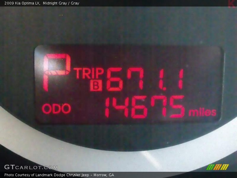 Midnight Gray / Gray 2009 Kia Optima LX