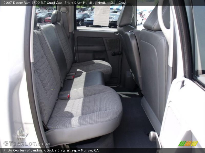 Bright Silver Metallic / Medium Slate Gray 2007 Dodge Ram 1500 SLT Quad Cab