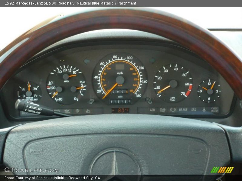  1992 SL 500 Roadster 500 Roadster Gauges