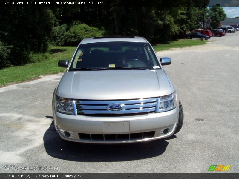 Brilliant Silver Metallic / Black 2009 Ford Taurus Limited