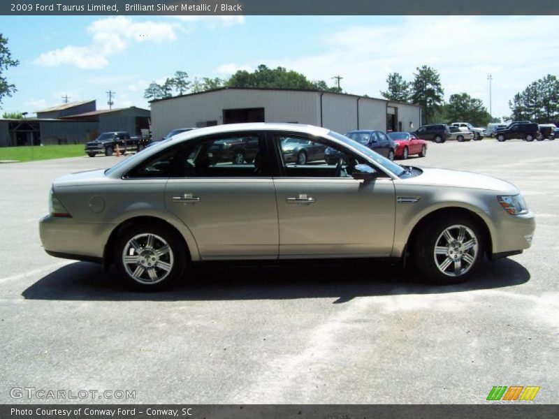 Brilliant Silver Metallic / Black 2009 Ford Taurus Limited