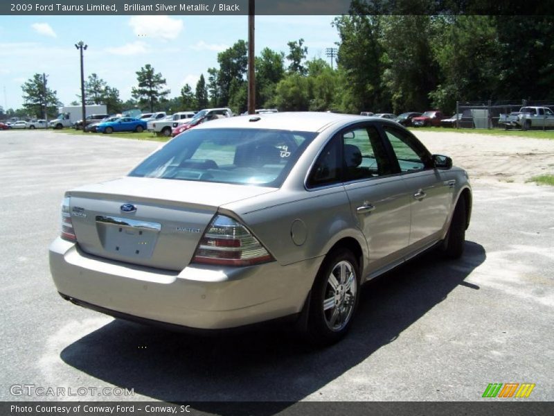 Brilliant Silver Metallic / Black 2009 Ford Taurus Limited