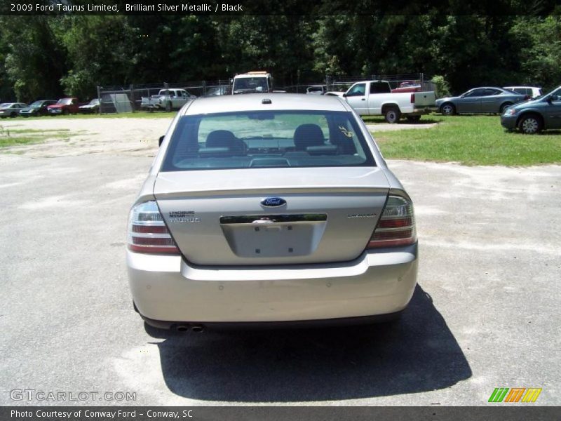 Brilliant Silver Metallic / Black 2009 Ford Taurus Limited
