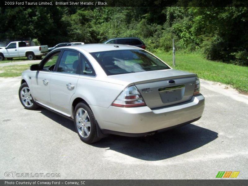 Brilliant Silver Metallic / Black 2009 Ford Taurus Limited
