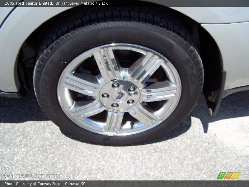 Brilliant Silver Metallic / Black 2009 Ford Taurus Limited
