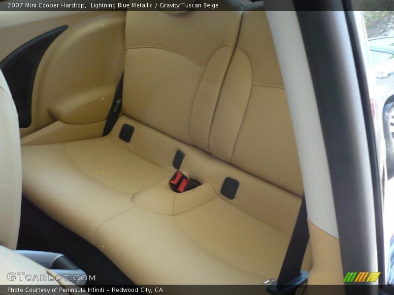 Lightning Blue Metallic / Gravity Tuscan Beige 2007 Mini Cooper Hardtop