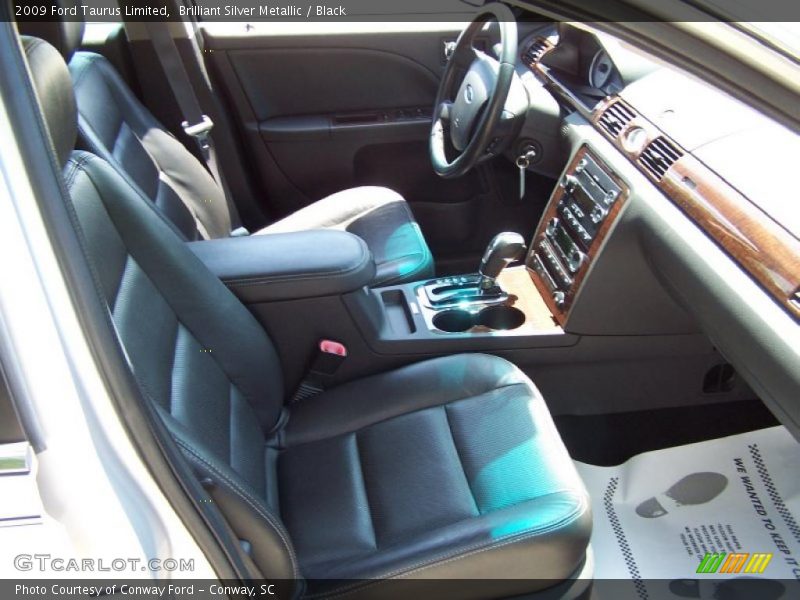 Brilliant Silver Metallic / Black 2009 Ford Taurus Limited