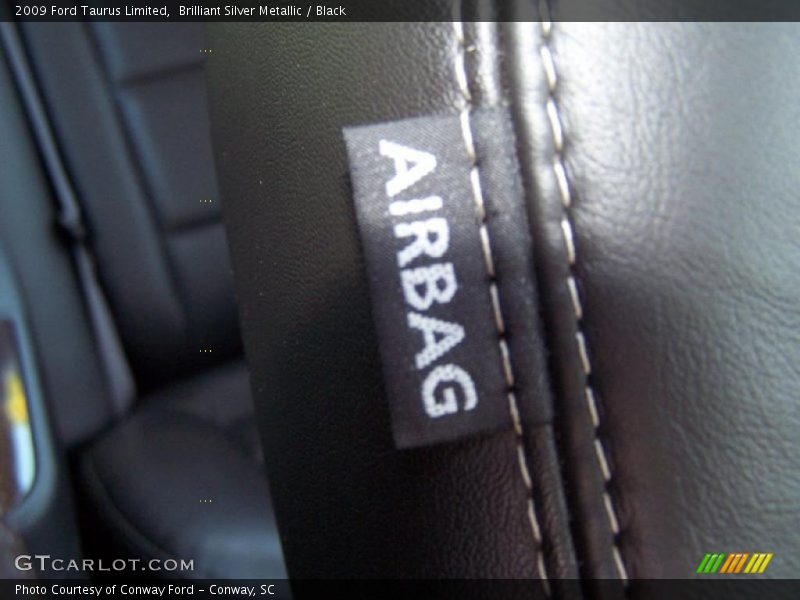 Brilliant Silver Metallic / Black 2009 Ford Taurus Limited