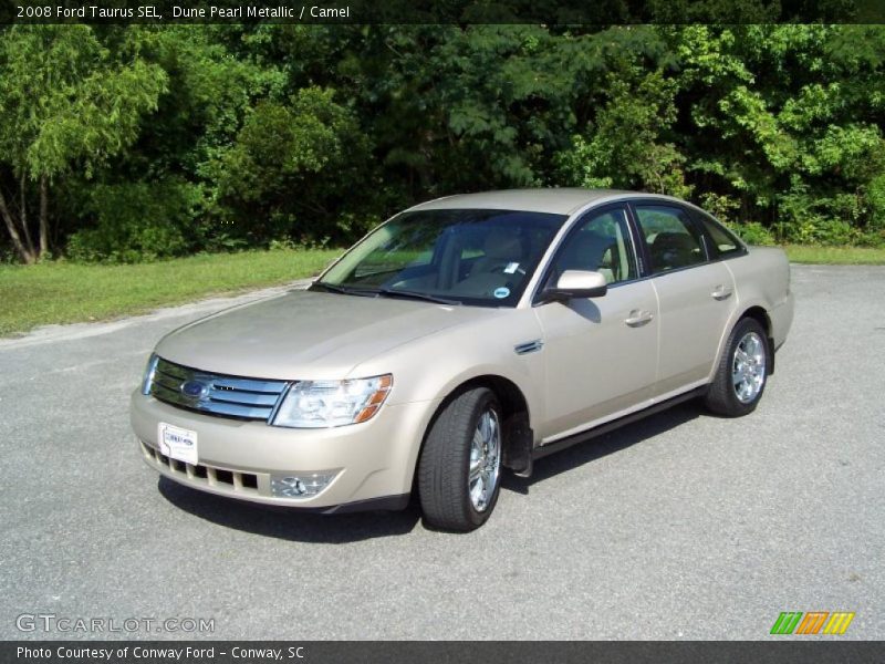 Dune Pearl Metallic / Camel 2008 Ford Taurus SEL