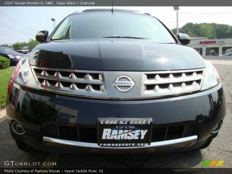 Super Black / Charcoal 2007 Nissan Murano SL AWD