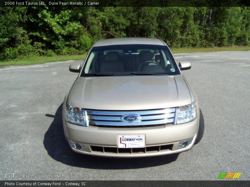 Dune Pearl Metallic / Camel 2008 Ford Taurus SEL