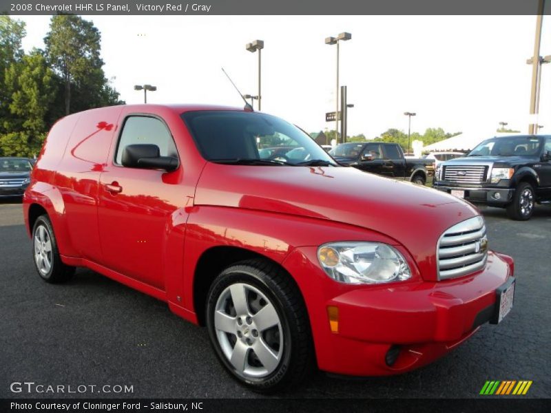 Victory Red / Gray 2008 Chevrolet HHR LS Panel