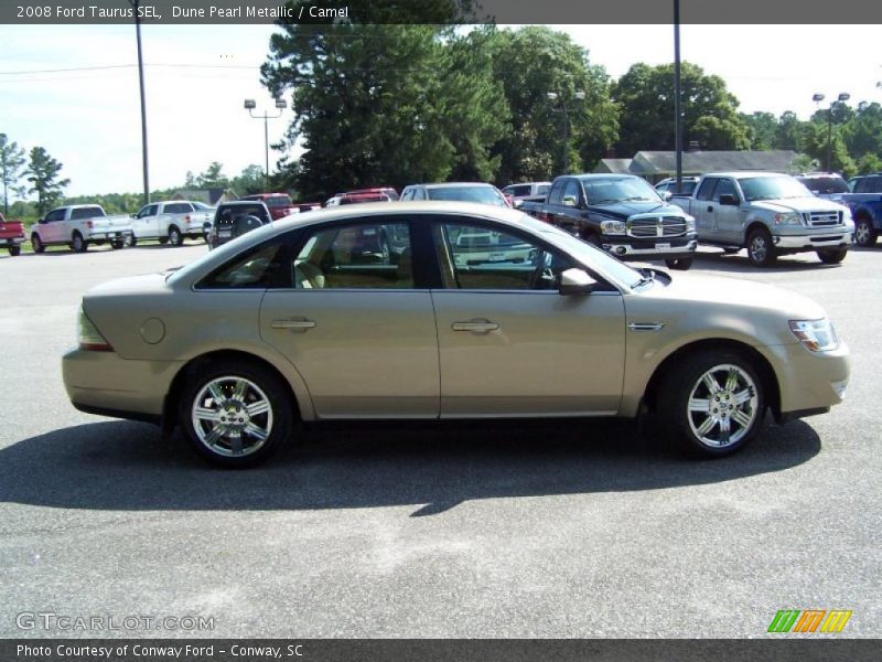 Dune Pearl Metallic / Camel 2008 Ford Taurus SEL