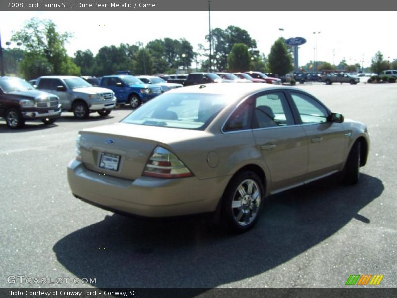 Dune Pearl Metallic / Camel 2008 Ford Taurus SEL
