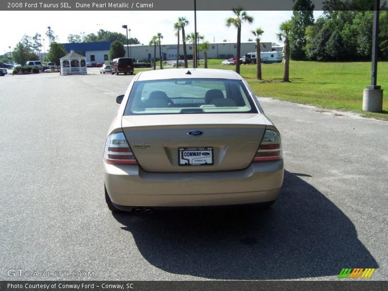 Dune Pearl Metallic / Camel 2008 Ford Taurus SEL