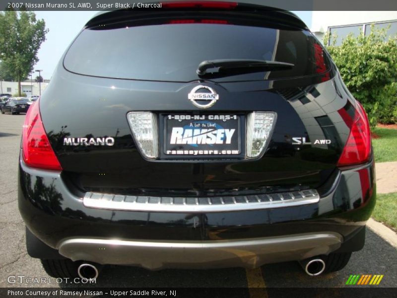 Super Black / Charcoal 2007 Nissan Murano SL AWD