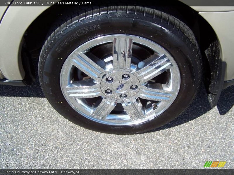 Dune Pearl Metallic / Camel 2008 Ford Taurus SEL