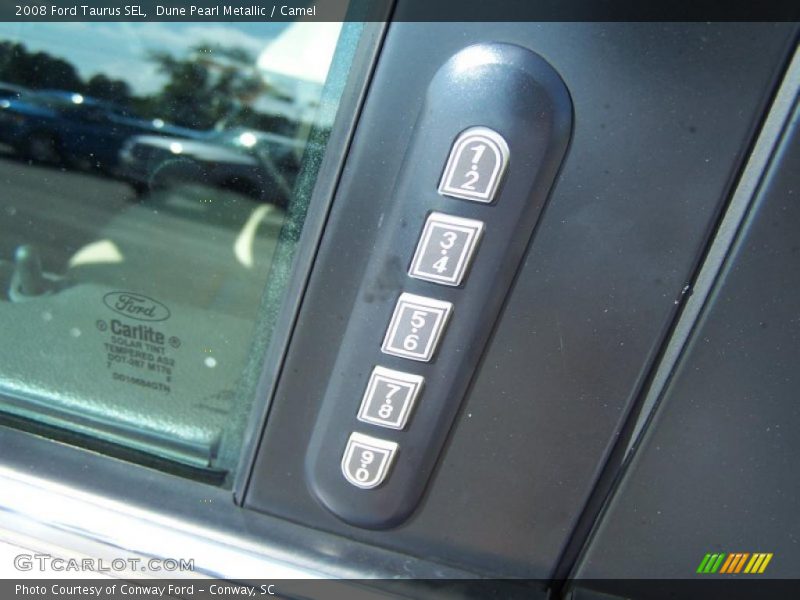 Dune Pearl Metallic / Camel 2008 Ford Taurus SEL