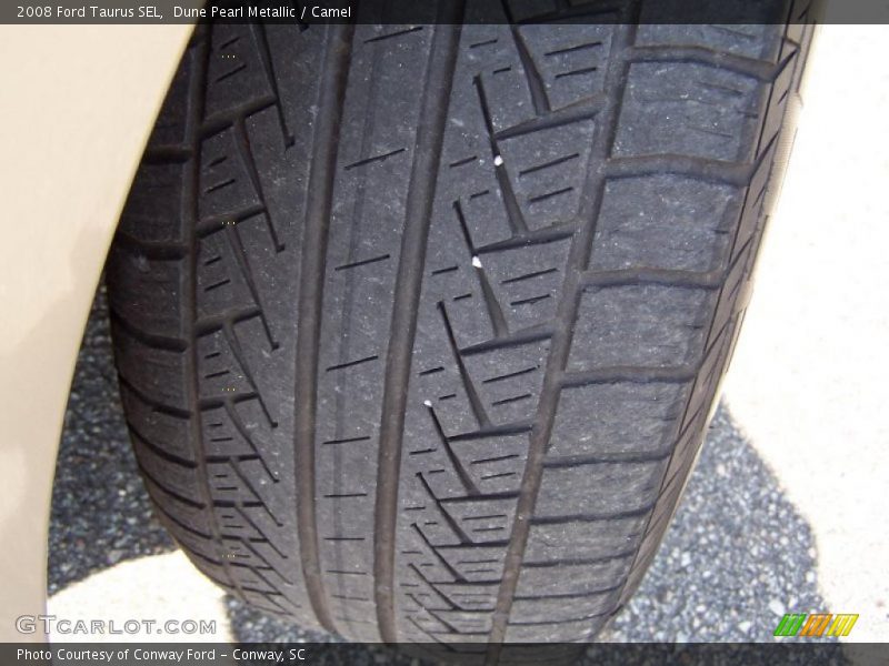 Dune Pearl Metallic / Camel 2008 Ford Taurus SEL